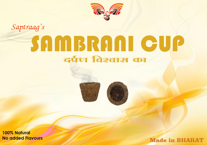 Incense Sambrani Cups with Loban, Guggul and Guggal Oil