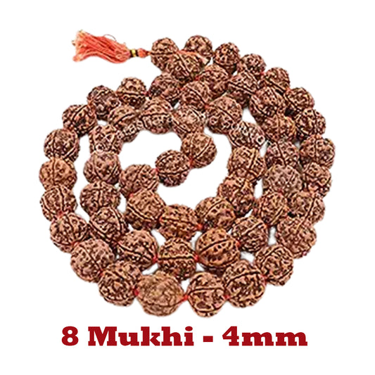 8 Mukhi Rudraksha Mala