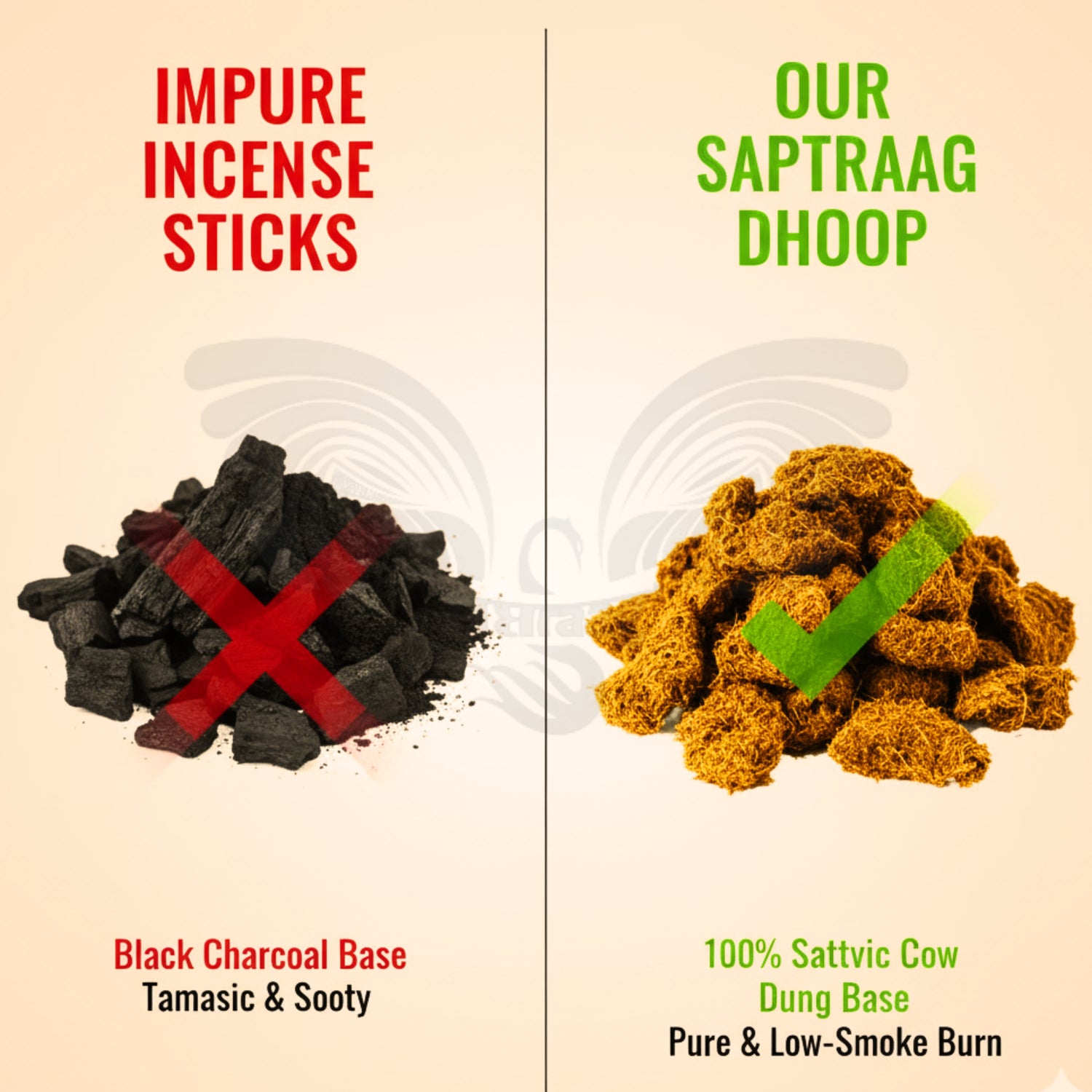 Saptraag Charcoal Free Chandan Dhoop Sticks